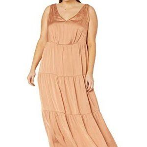 Maggy London Women's Plus Size Empire Waist 3-Tier